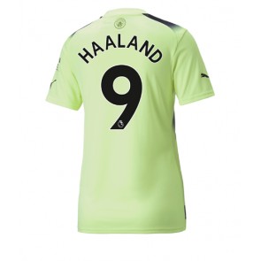 Manchester City Erling Haaland #9 kläder Kvinnor 2022-23 Tredje Tröja Kortärmad